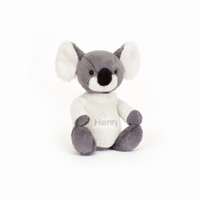 Jellycat Bashful Koala with Cream Jumper Australia | 817459TZD